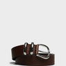 Sunflower - Tip End Belt 3,5 cm in Brown