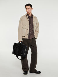 Sunflower - Wide Twist Jeans in Vintage Brown