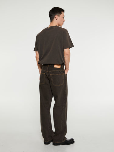 Sunflower - Wide Twist Jeans in Vintage Brown