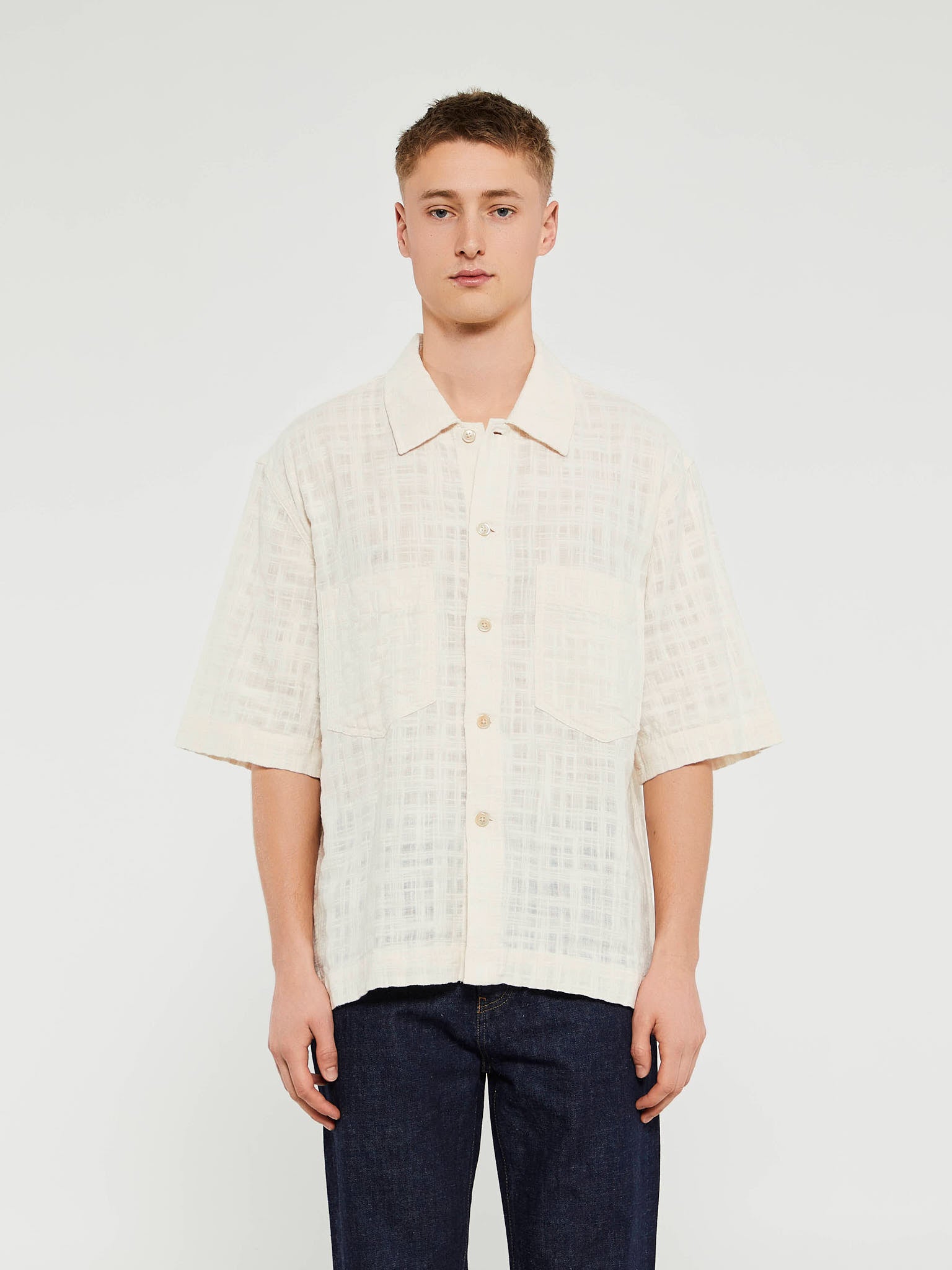 Sunflower - Adam Shirt in Off White