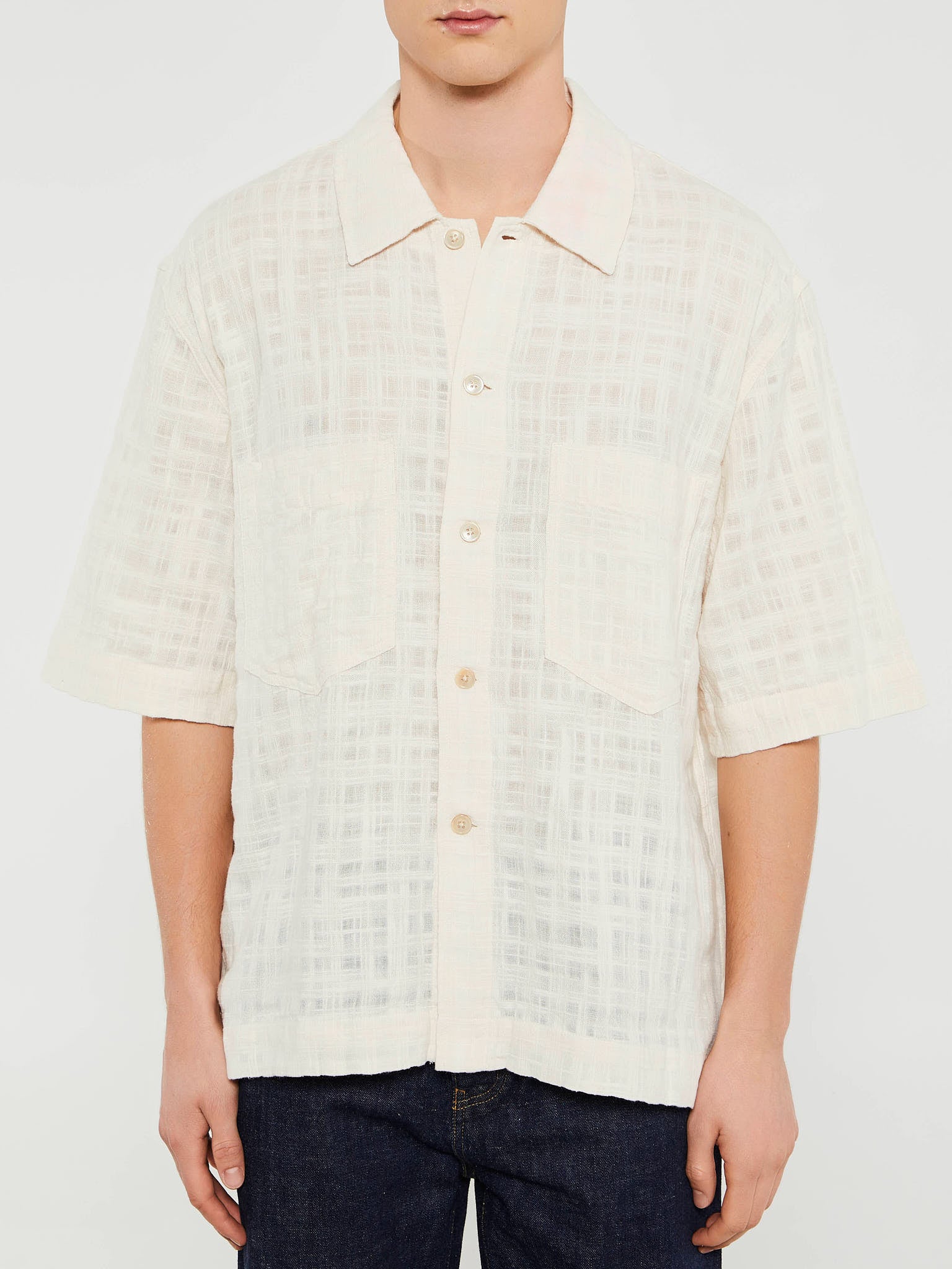 Sunflower - Adam Shirt in Off White