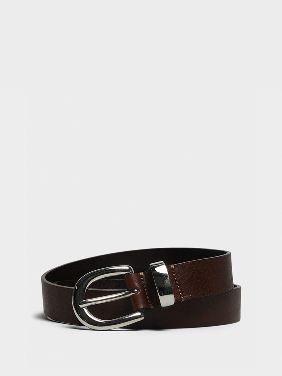 Simple Belt 2,5 cm in Brown