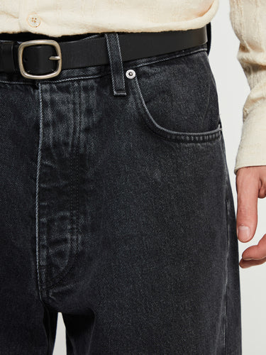 Sunflower - Wide Twist Jeans in Washed Black