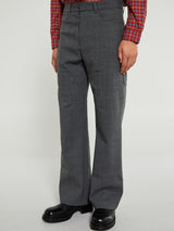 Sunflower - Flare French Trousers in Grey Melange
