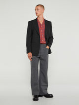 Sunflower - Flare French Trousers in Grey Melange