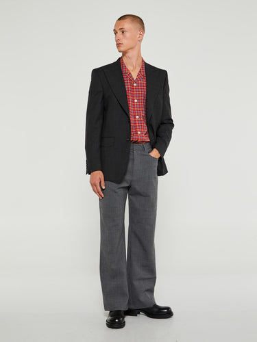 Sunflower - Flare French Trousers in Grey Melange