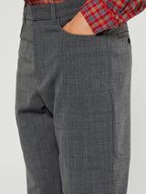 Sunflower - Flare French Trousers in Grey Melange