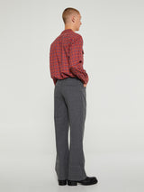 Sunflower - Flare French Trousers in Grey Melange