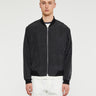 Sunflower - Silk Bomber Jacket in Black