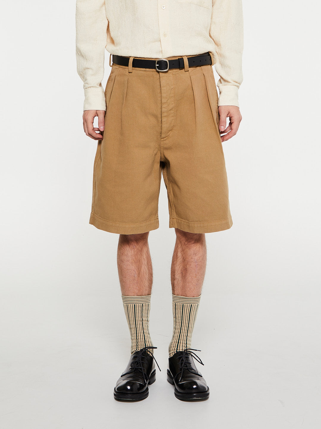 Sunflower - Pleated Shorts in Brown