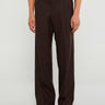 Sunflower - Wide Pleated Trousers in Brown