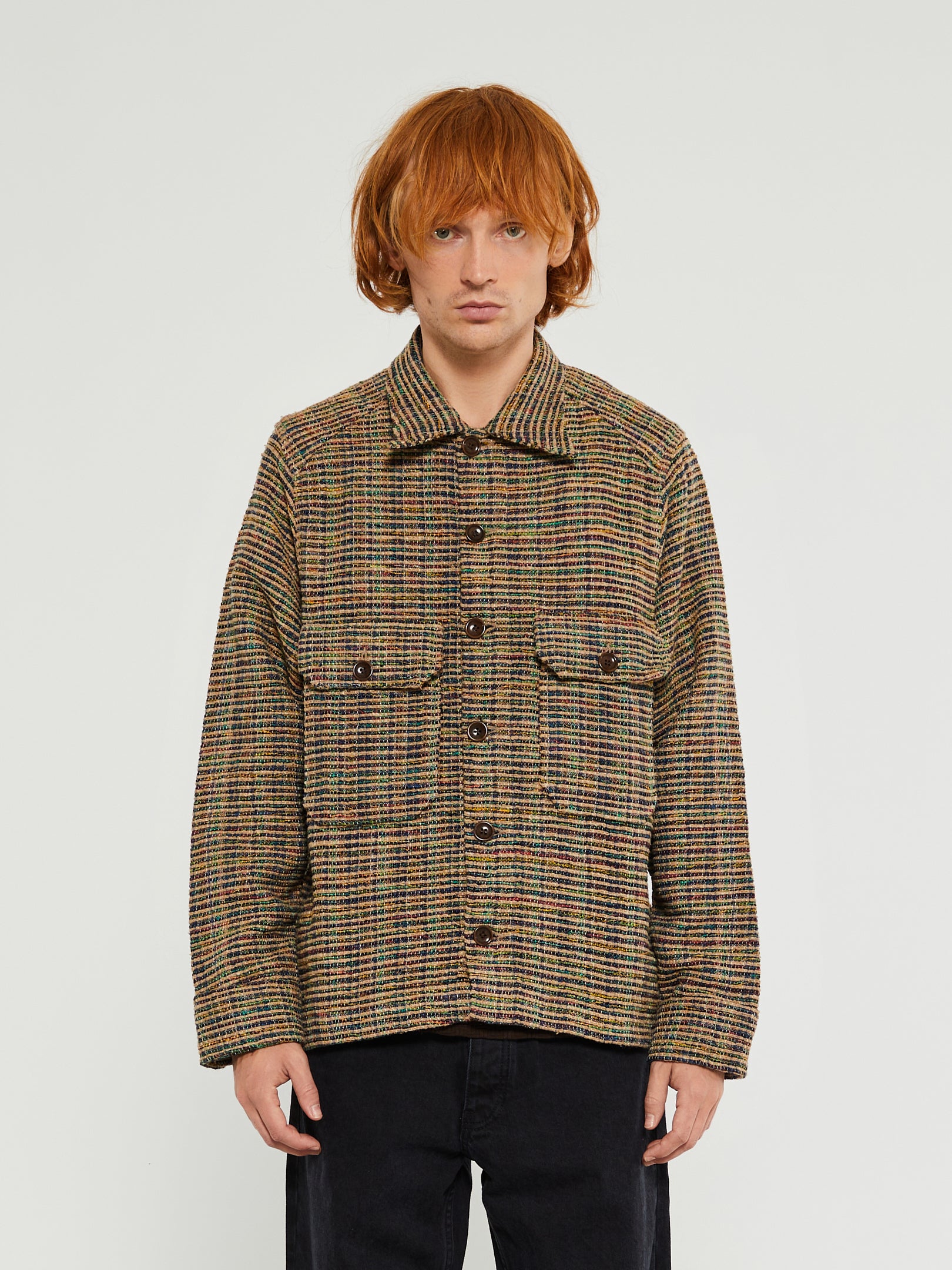 Sunflower - Boucle CPO Shirt in Multi