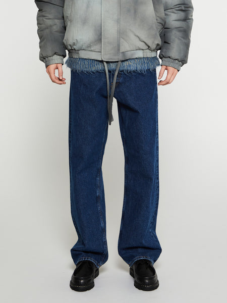 Loose Jeans in Rinse Blue