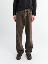 Sunflower - Loose Jeans in Vintage Brown