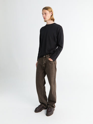 Sunflower - Loose Jeans in Vintage Brown
