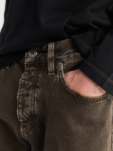 Sunflower - Loose Jeans in Vintage Brown