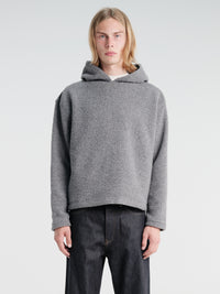 Sunflower - Wool Hoodie in Grey Melange