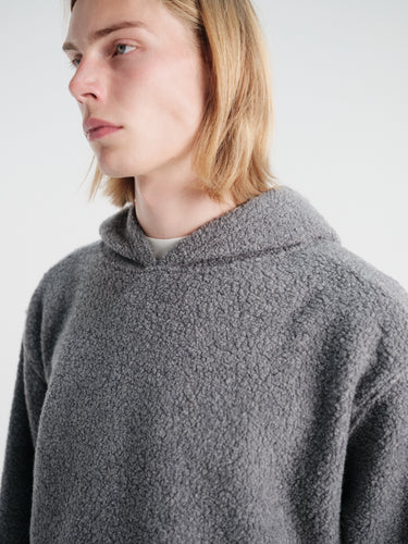Sunflower - Wool Hoodie in Grey Melange