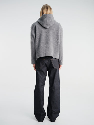 Sunflower - Wool Hoodie in Grey Melange