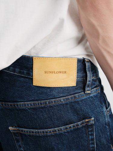 Sunflower - Loose in Blue Wash