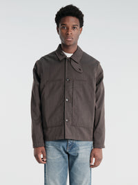 Sunflower - Labour Jacket Wool Tech in Brown