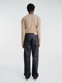 Sunflower - Loose Raw Selvedge in Raw Indigo