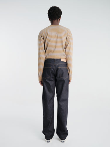 Sunflower - Loose Raw Selvedge in Raw Indigo