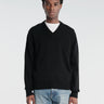 Sunflower - Moon Merino V-Neck Knit in Black