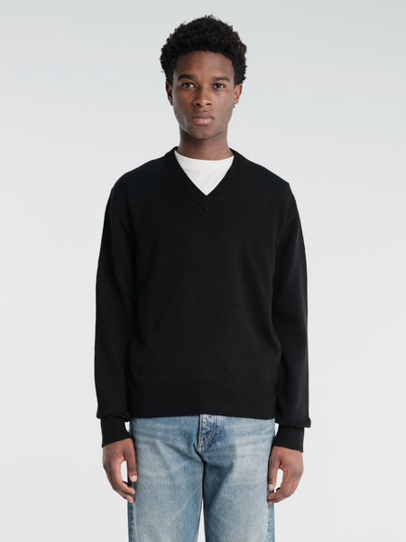 Sunflower - Moon Merino V-Neck Knit in Black – Stoy