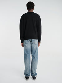 Sunflower - Moon Merino V-Neck Knit in Black