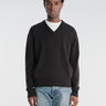 Sunflower - Moon Merino V-Neck Knit in Brown