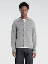 Sunflower - Alpaca Cardigan in Grey Melange