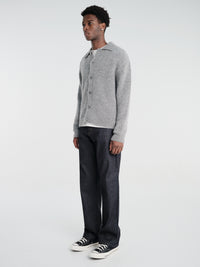 Sunflower - Alpaca Cardigan in Grey Melange