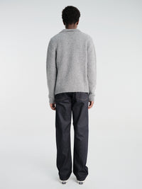 Sunflower - Alpaca Cardigan in Grey Melange