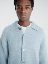 Sunflower - Alpaca Cardigan in Light Blue