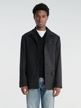 Sunflower - 4 Button Blazer Tropical Wool in Black
