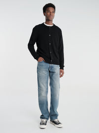 Sunflower - Moon Cardigan in Black