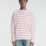 Sunflower - Stripe Ls Pocket Tee in Pink