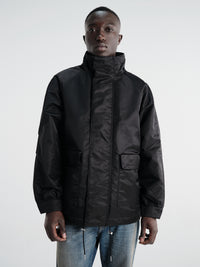 Sunflower - Winter Field Jacket Nylon in Black