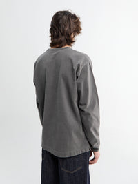 Sunflower - Heavy Jersey LS in Faded Black