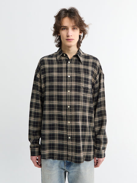 Sunflower - Checked Stable Shirt in Black – Stoy