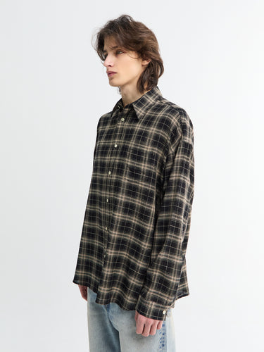 Sunflower - Checked Stable Shirt in Black