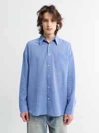 Sunflower - Check Stable Shirt in Blue