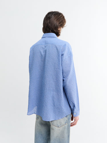 Sunflower - Check Stable Shirt in Blue