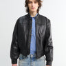 Sunflower - Polo Biker Jacket in Black
