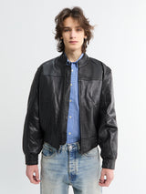 Sunflower - Polo Biker Jacket in Black