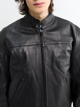Sunflower - Polo Biker Jacket in Black