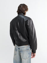 Sunflower - Polo Biker Jacket in Black