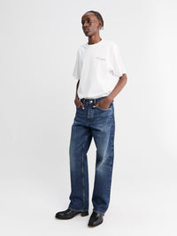 Sunflower - Loose Jeans in Dark Blue Worn