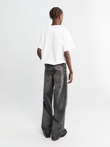 Sunflower - Wide Twist Jeans in New Black Worn